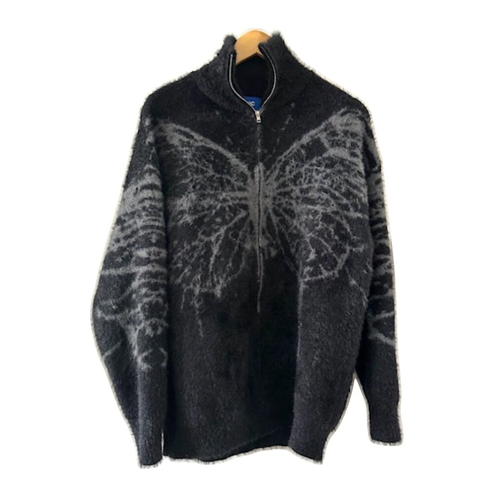 Men's Aelfric Eden Butterfly Jacquard Cardigan - Large